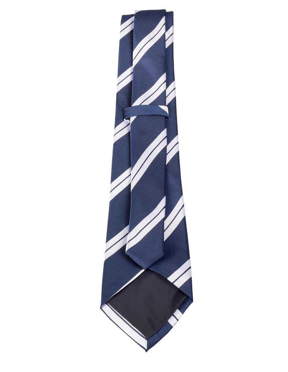 Corbata regular estampado a rayas para hombre