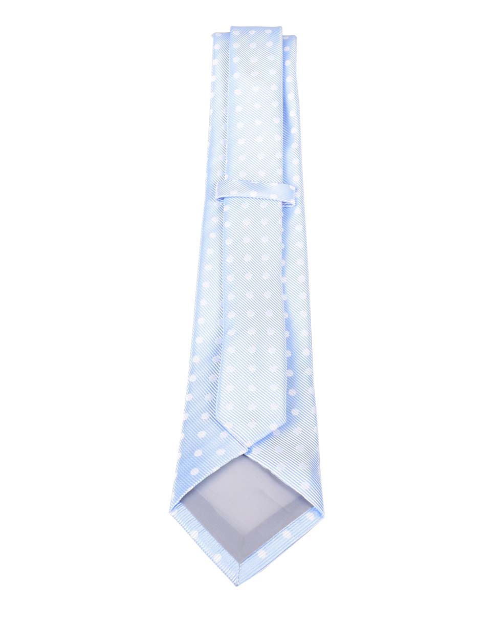 Corbata regular estampado lunares para hombre