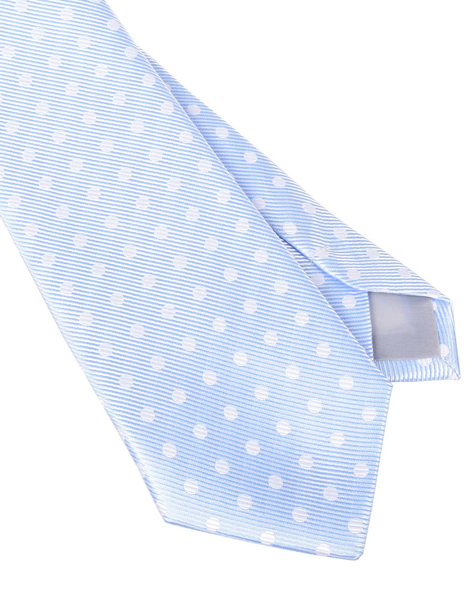 Corbata regular estampado lunares para hombre