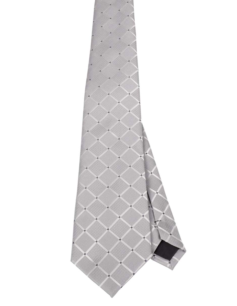 Corbata regular estampado a cuadros para hombre