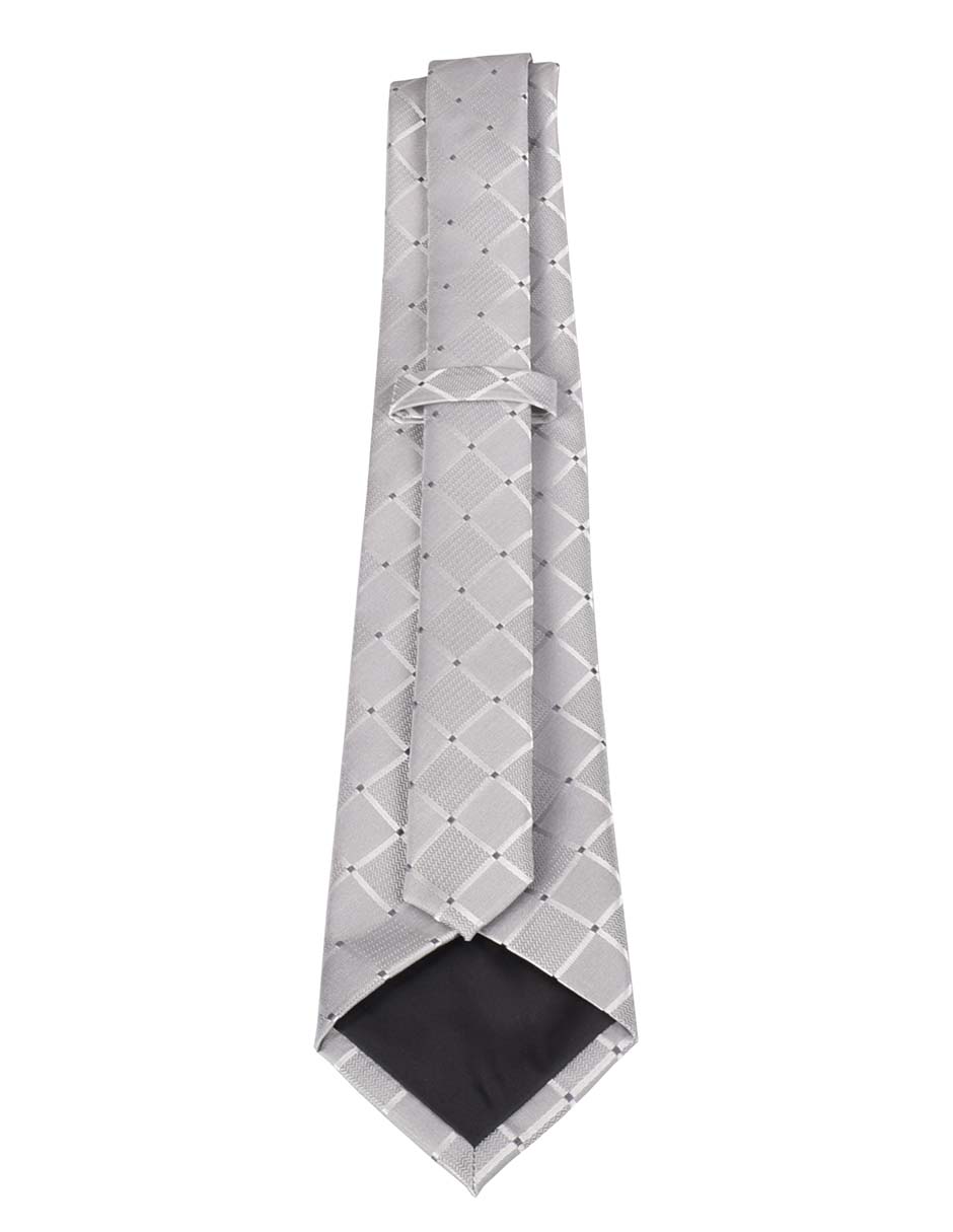 Corbata regular estampado a cuadros para hombre