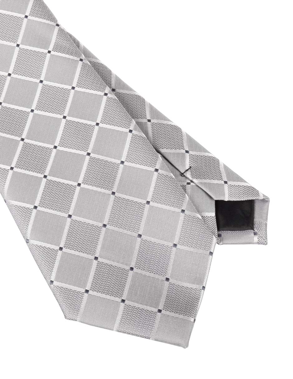 Corbata regular estampado a cuadros para hombre