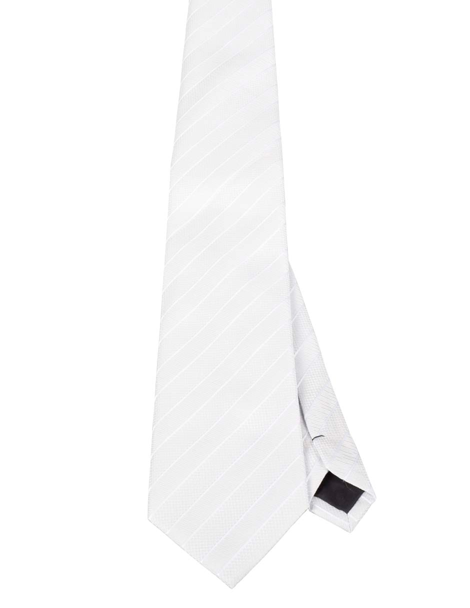 Corbata regular estampado a rayas para hombre