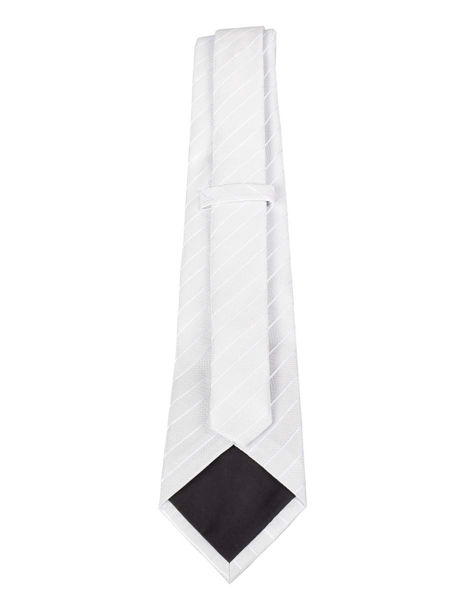 Corbata regular estampado a rayas para hombre