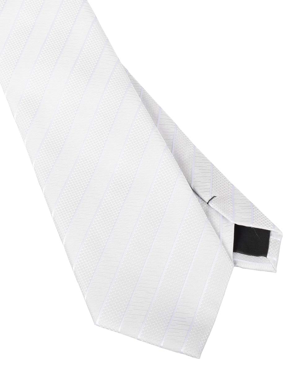 Corbata regular estampado a rayas para hombre