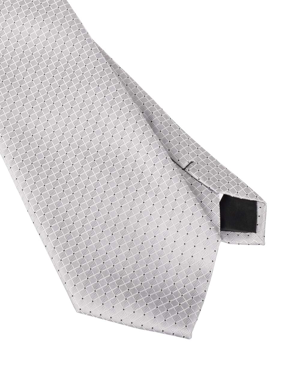 Corbata regular estampado a cuadros para hombre