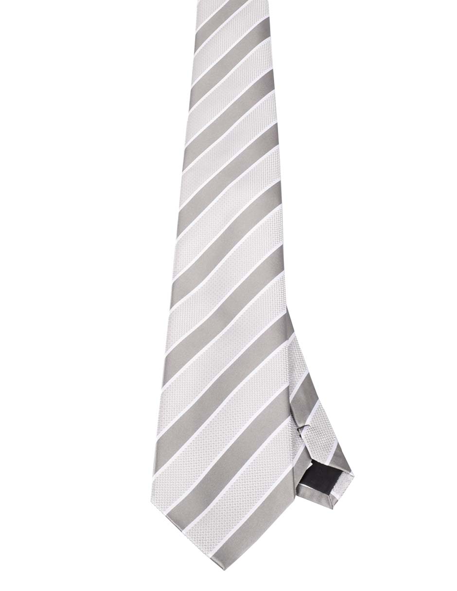 Corbata regular estampado a rayas para hombre