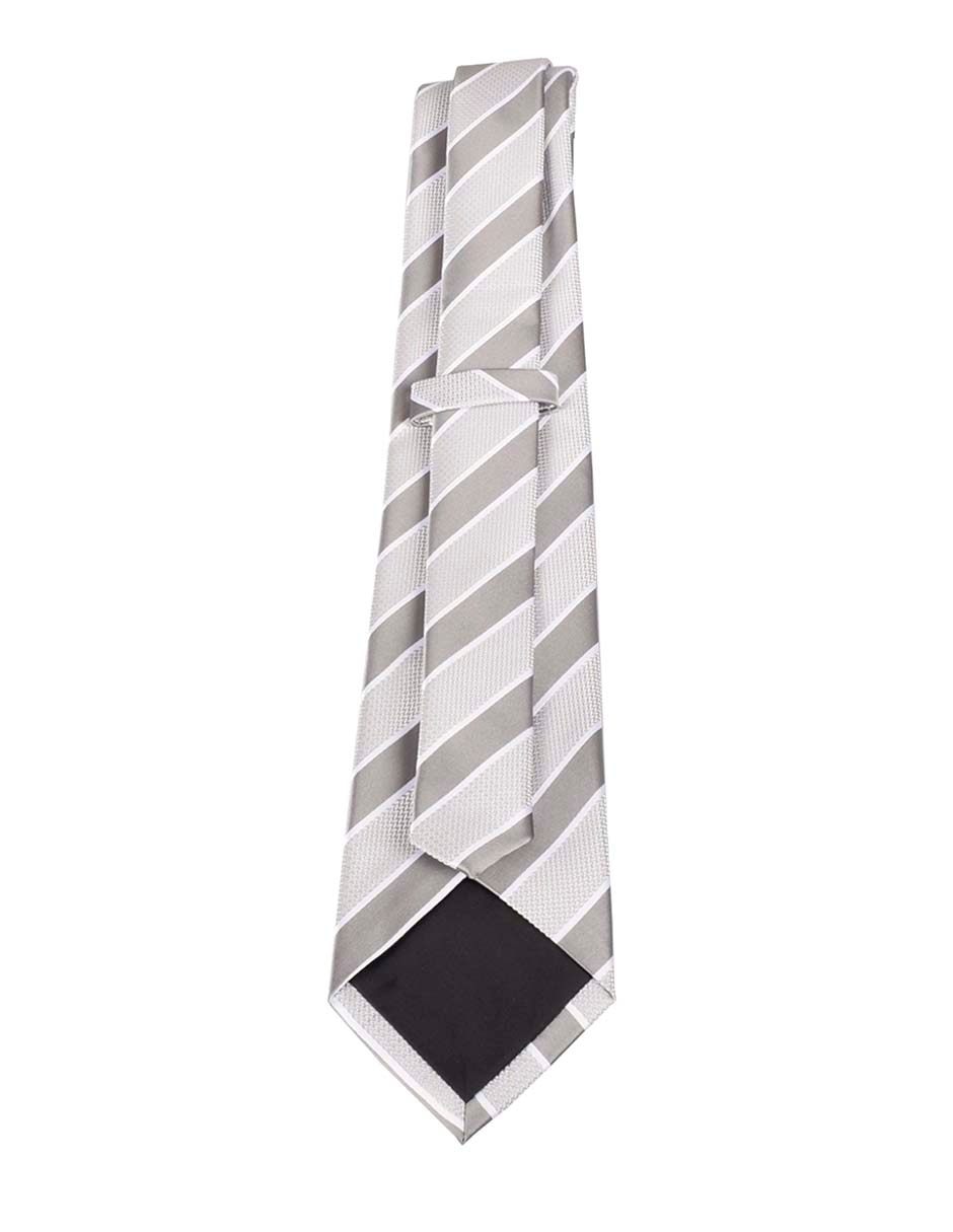 Corbata regular estampado a rayas para hombre