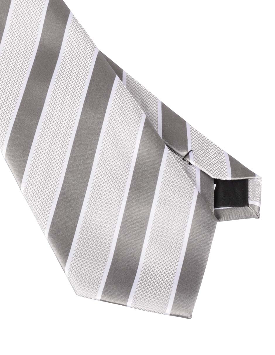 Corbata regular estampado a rayas para hombre