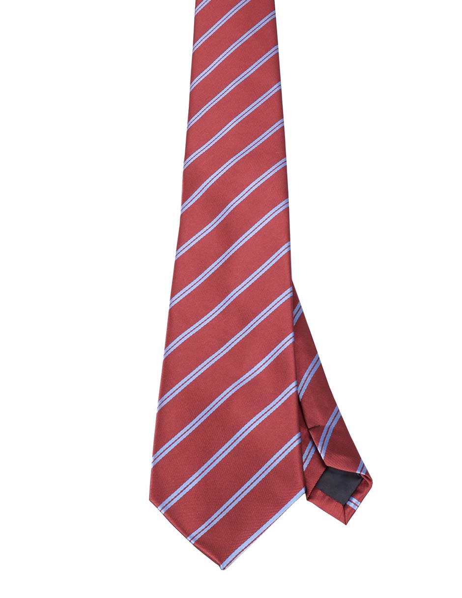Corbata regular estampado a rayas para hombre