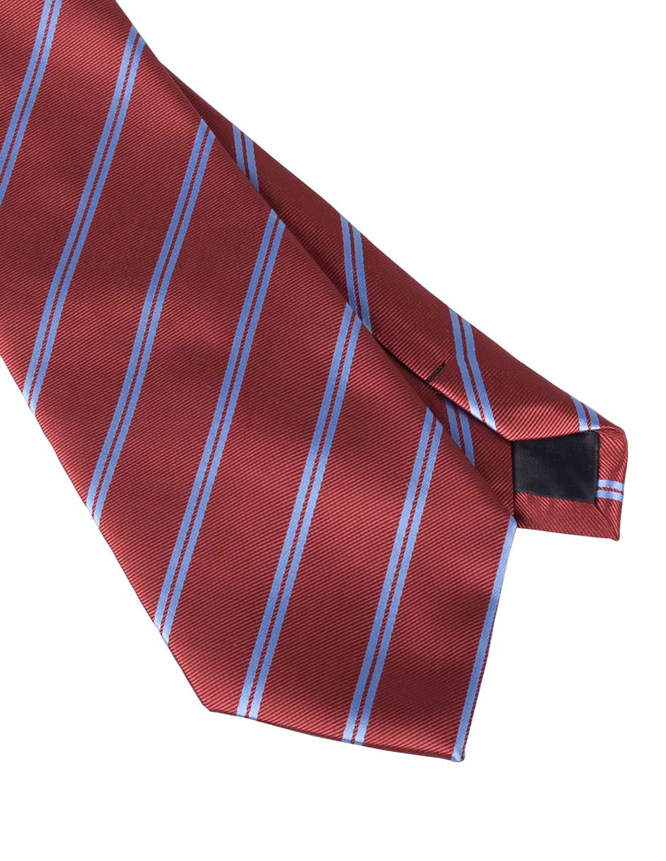 Corbata regular estampado a rayas para hombre