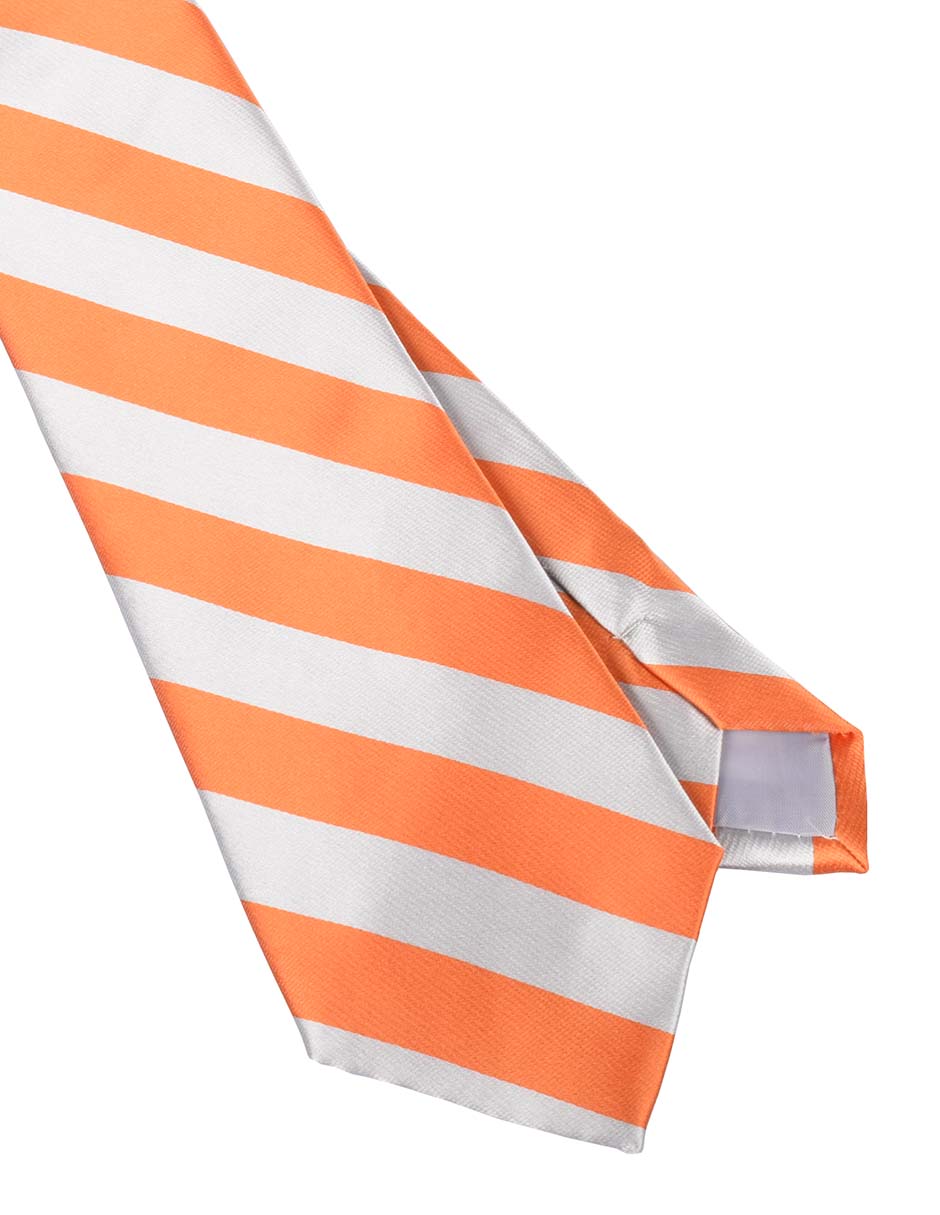 Corbata regular estampado a rayas para hombre