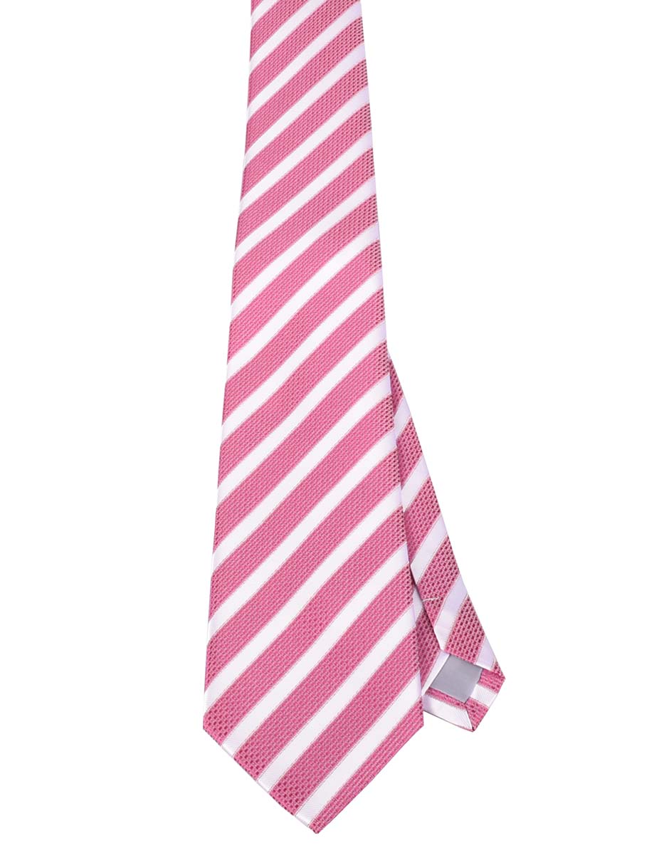 Corbata regular estampado a rayas para hombre
