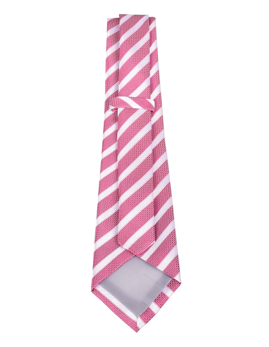 Corbata regular estampado a rayas para hombre