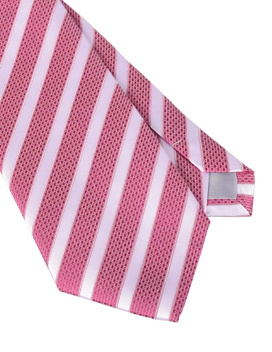 Corbata regular estampado a rayas para hombre