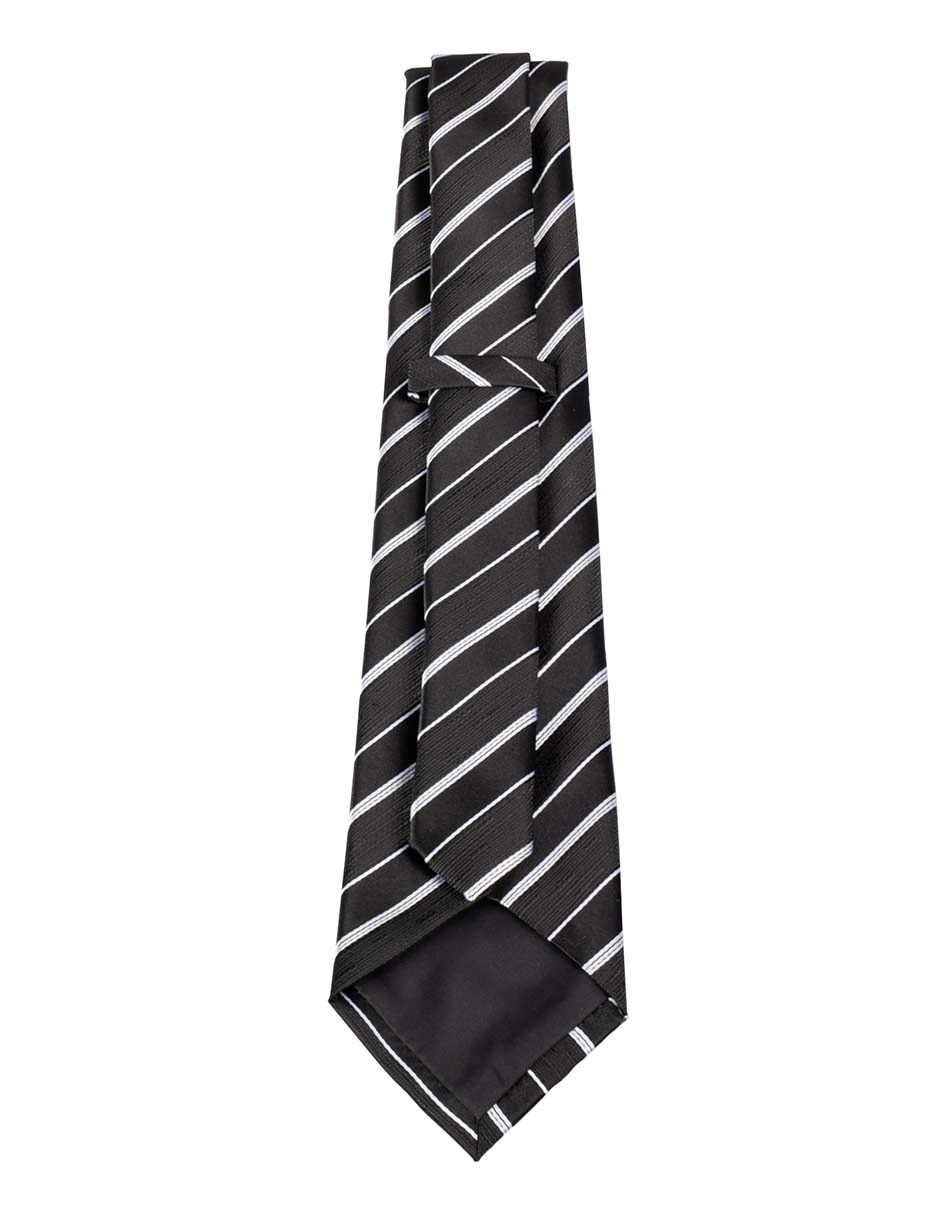 Corbata regular estampado a rayas para hombre
