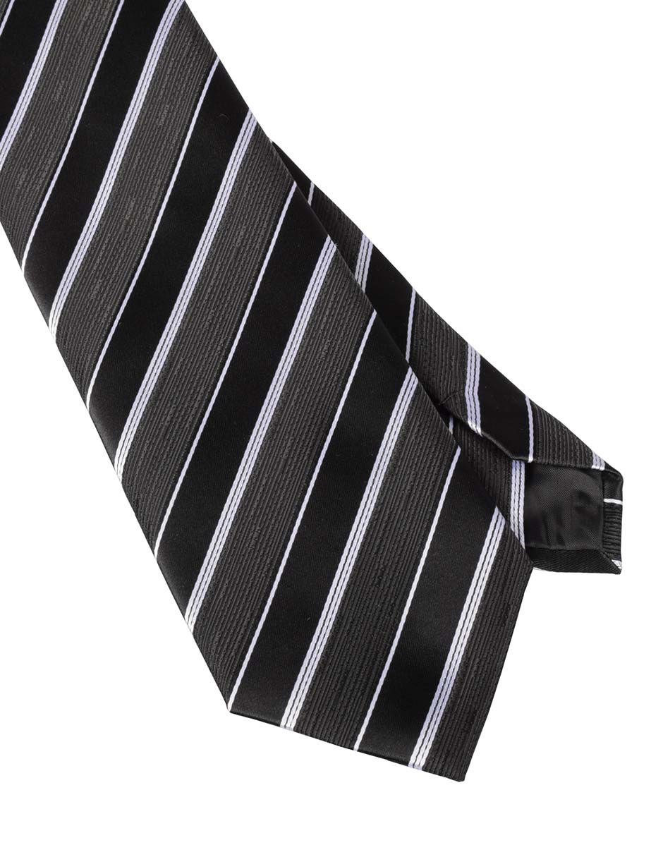 Corbata regular estampado a rayas para hombre