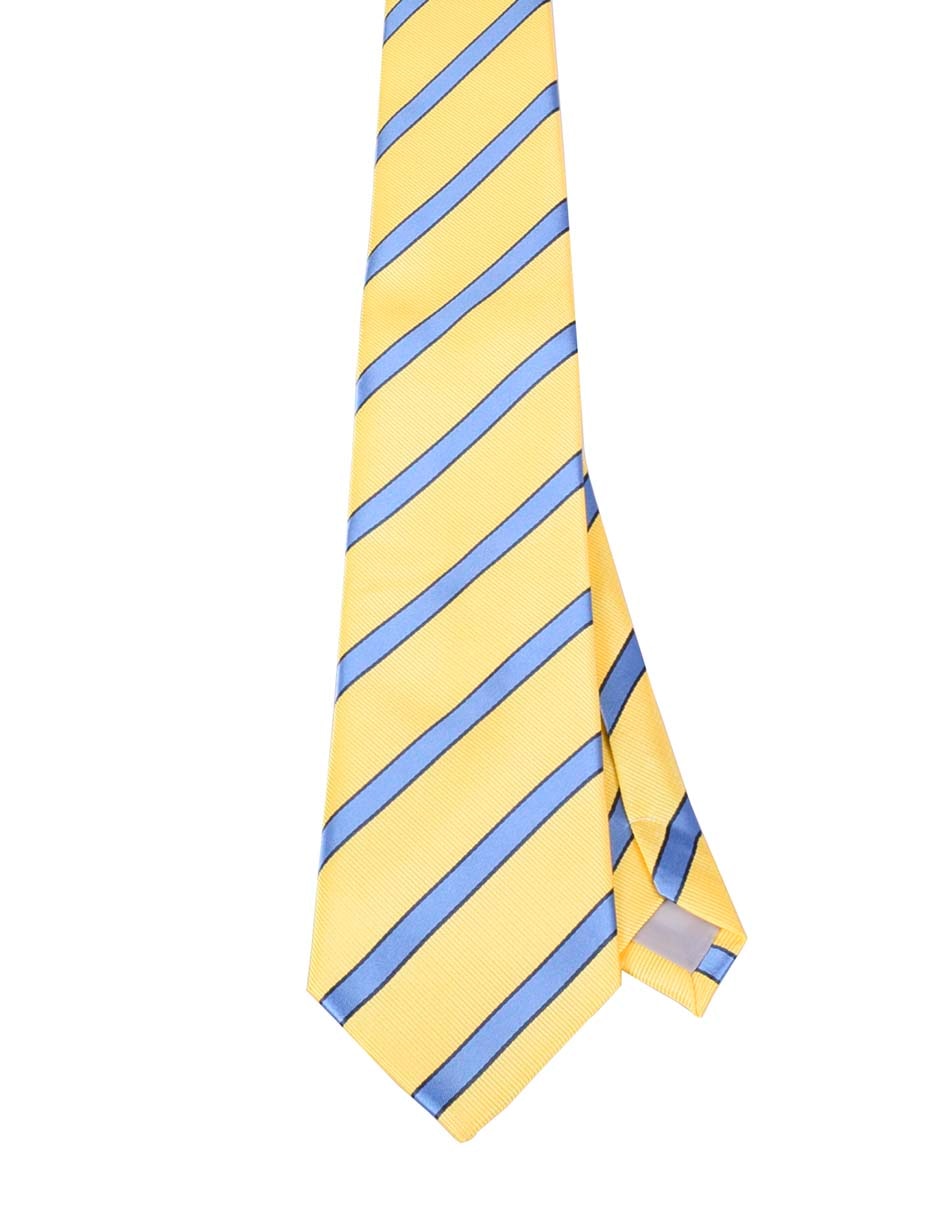 Corbata regular estampado a rayas para hombre