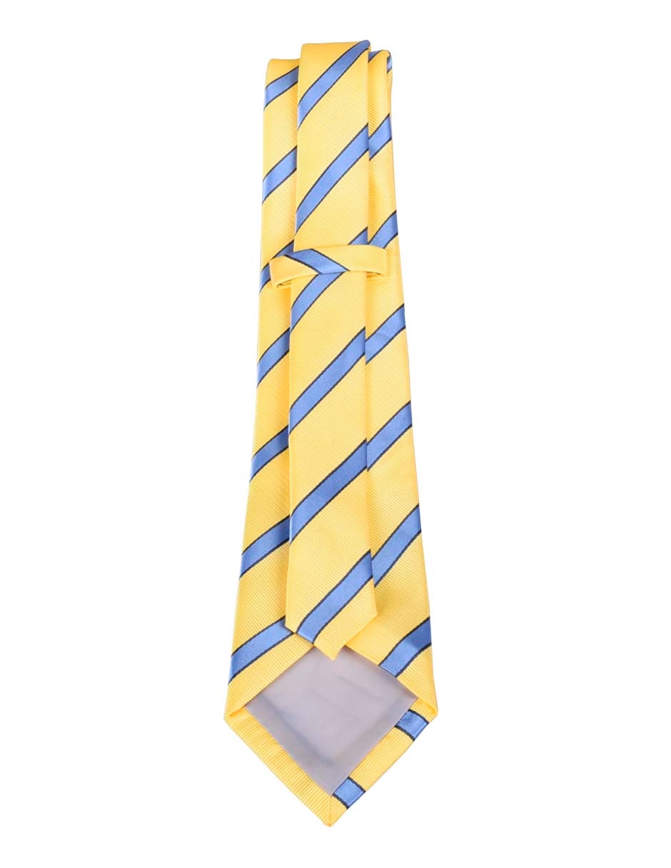 Corbata regular estampado a rayas para hombre