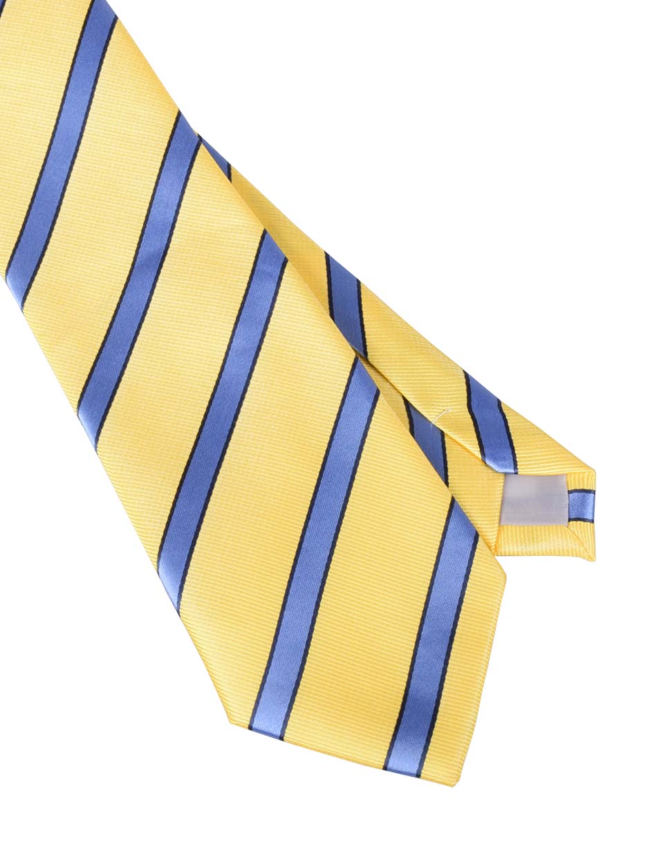 Corbata regular estampado a rayas para hombre