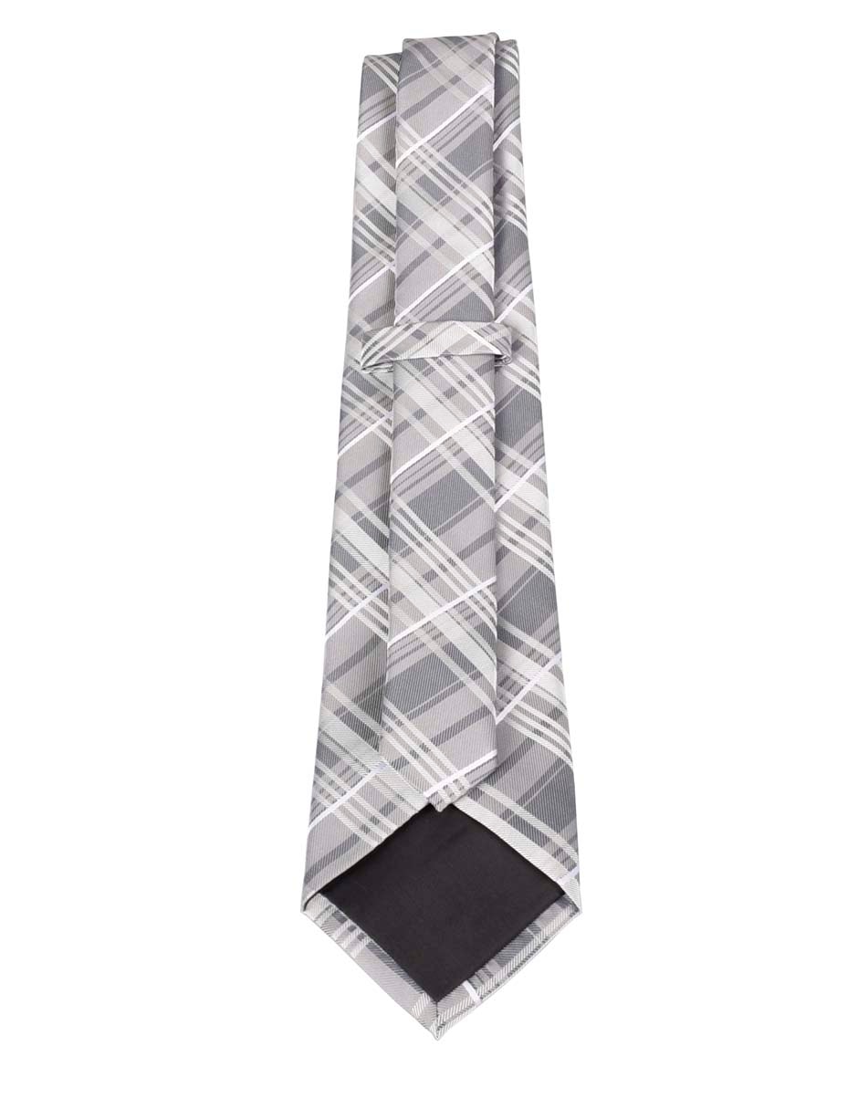 Corbata regular estampado a cuadros para hombre