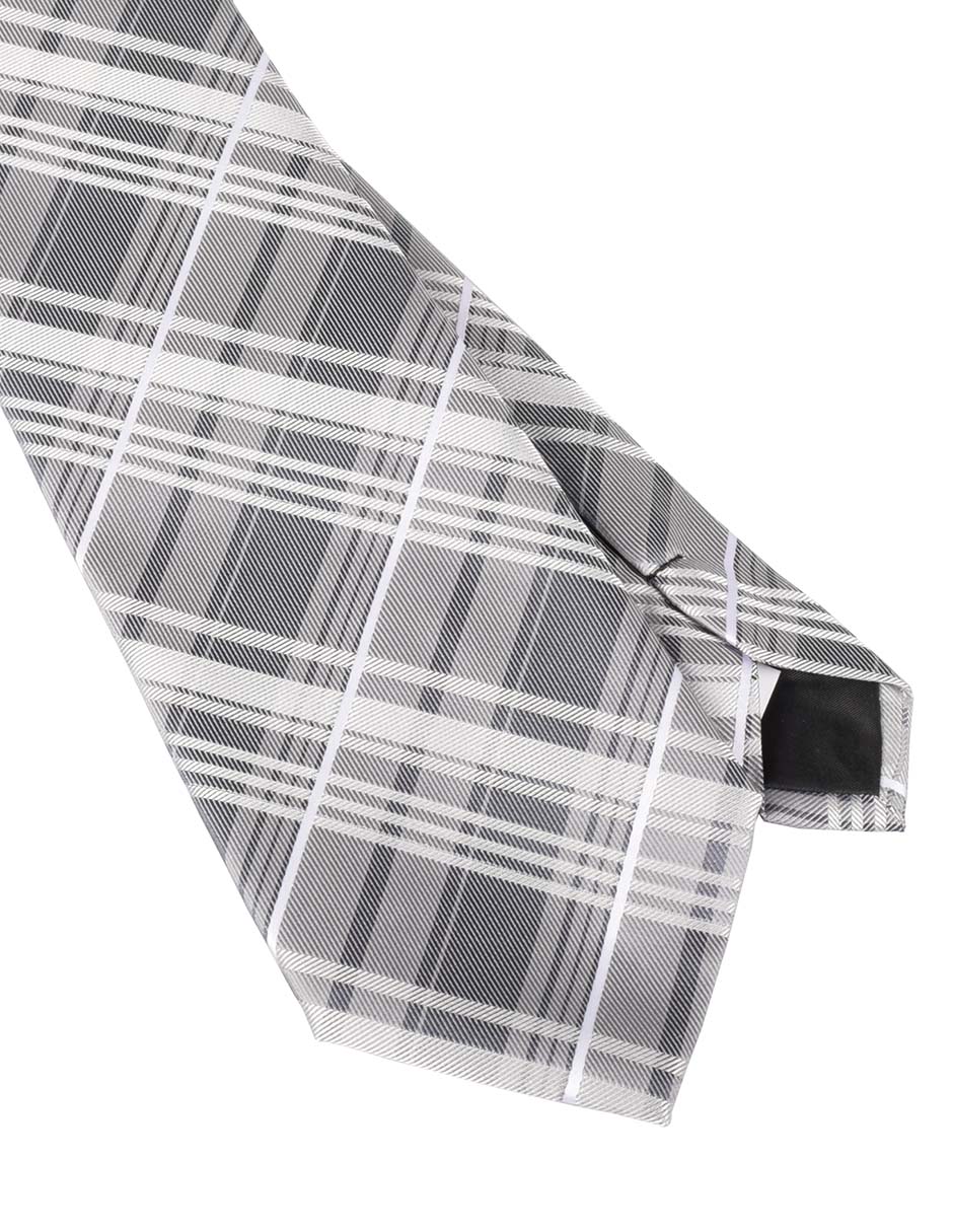 Corbata regular estampado a cuadros para hombre