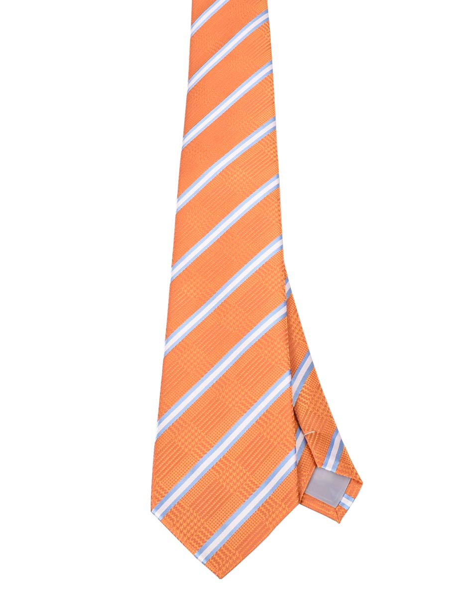 Corbata regular estampado a rayas para hombre
