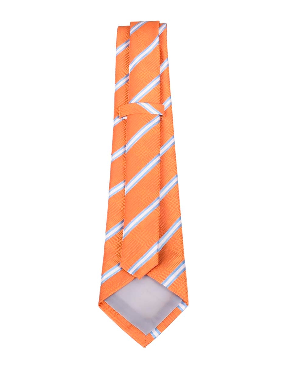 Corbata regular estampado a rayas para hombre