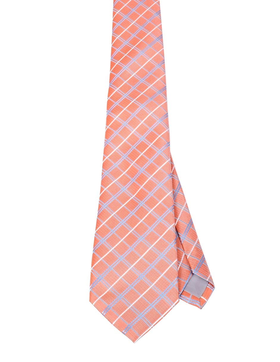 Corbata regular estampado a cuadros para hombre
