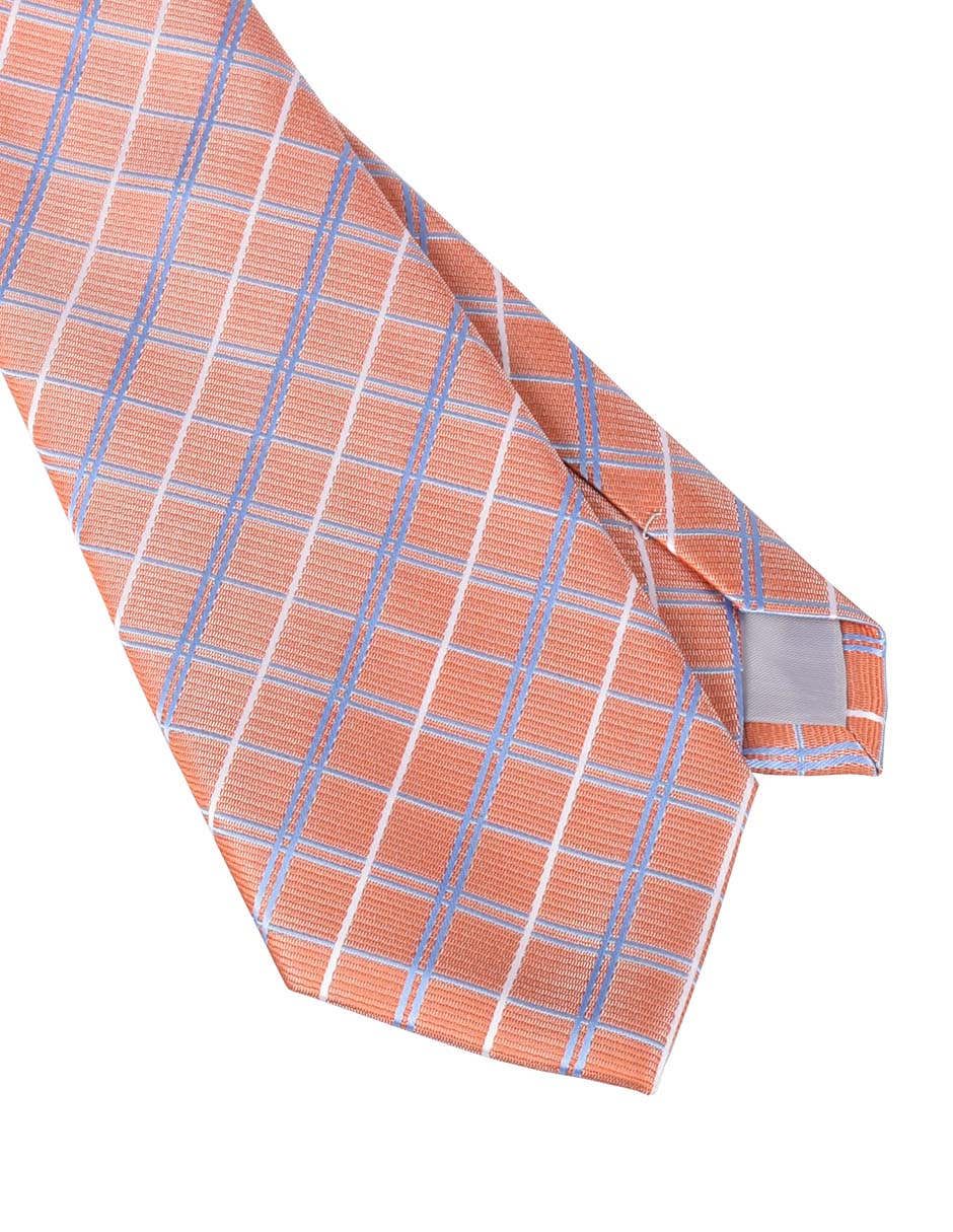 Corbata regular estampado a cuadros para hombre