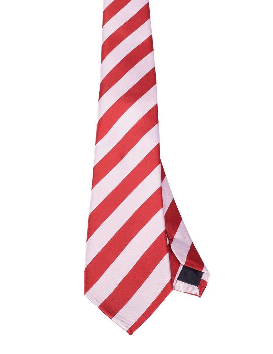 Corbata regular estampado a rayas para hombre