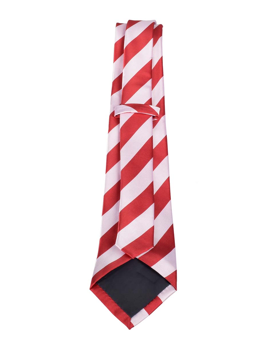 Corbata regular estampado a rayas para hombre