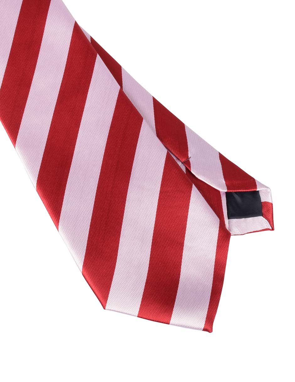 Corbata regular estampado a rayas para hombre