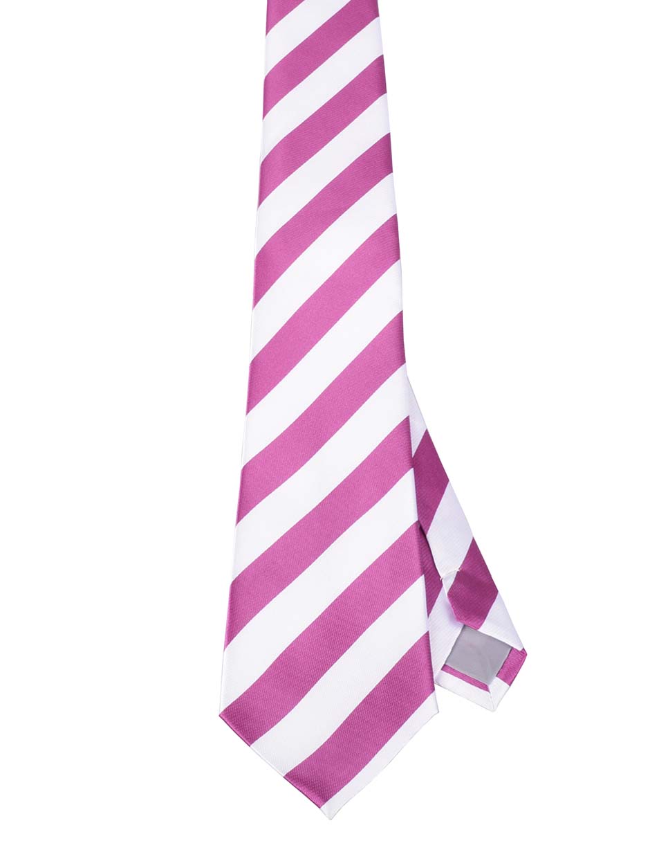Corbata regular estampado a rayas para hombre