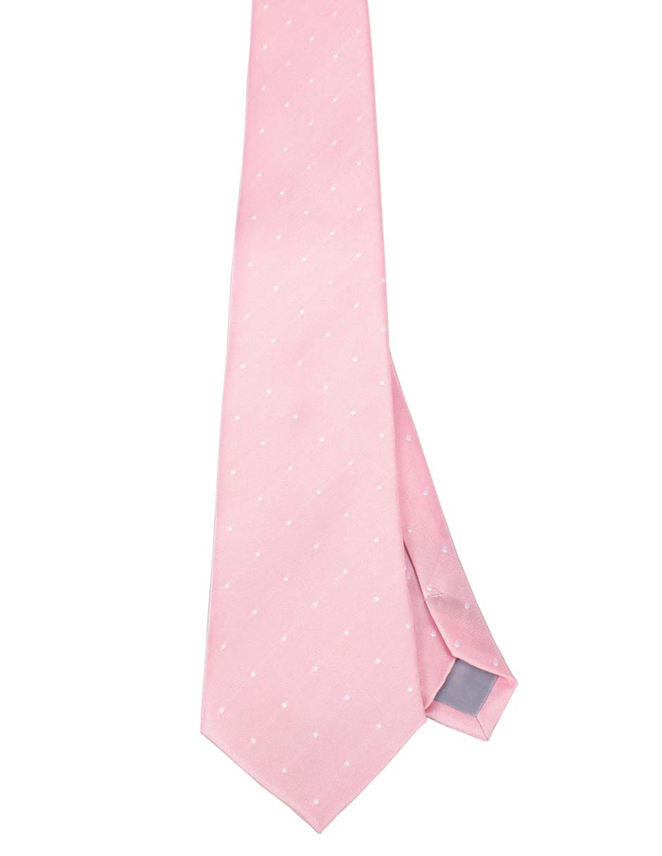 Corbata regular estampado lunares para hombre