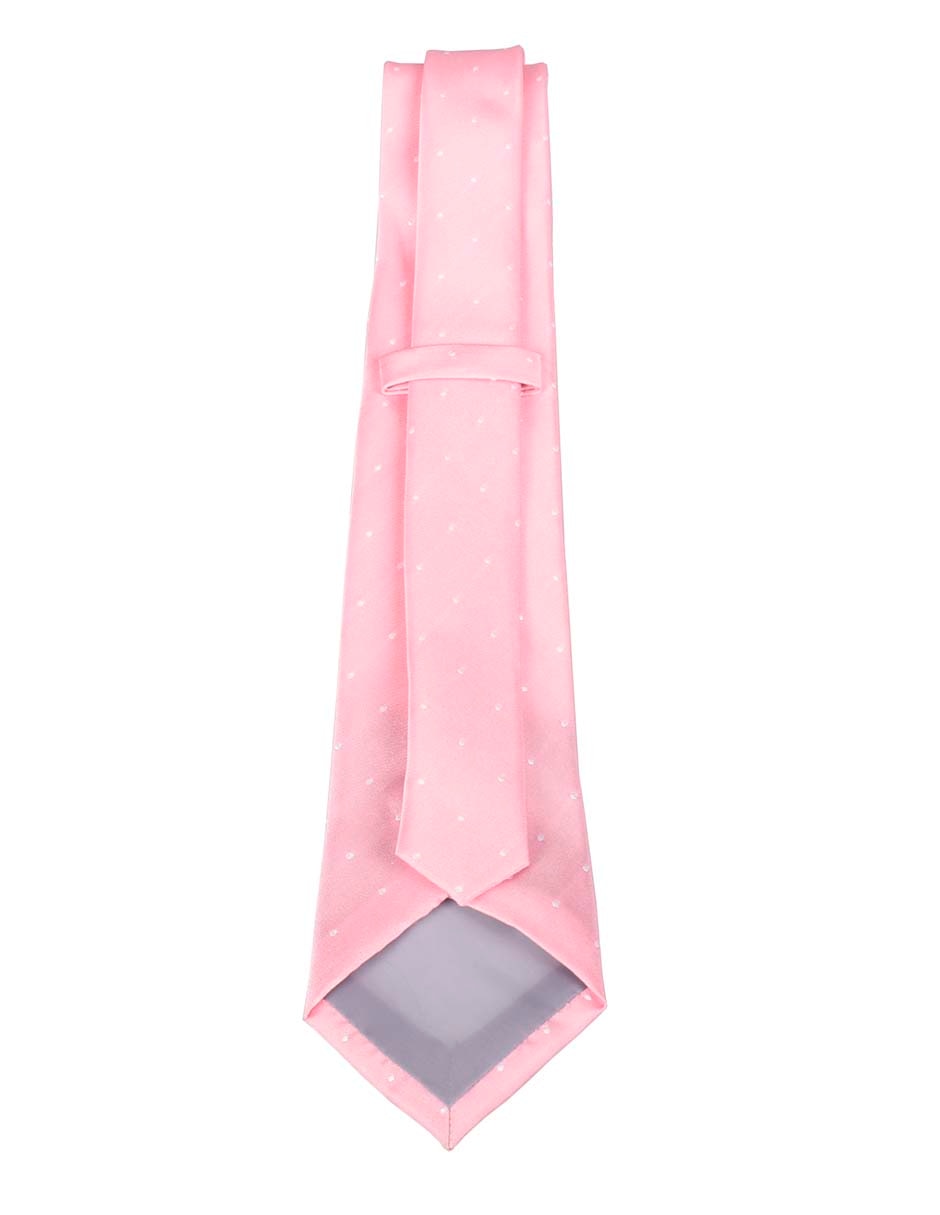 Corbata regular estampado lunares para hombre