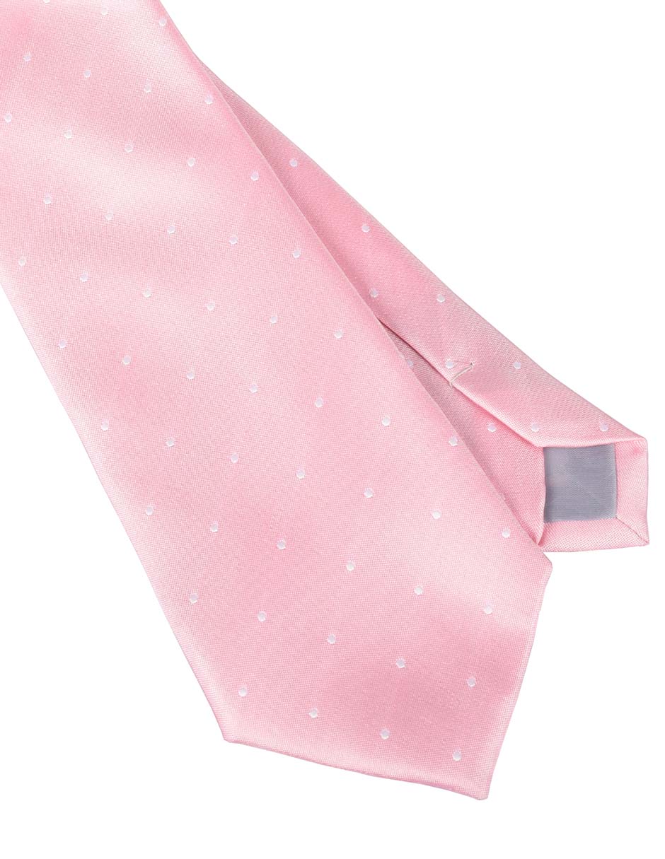 Corbata regular estampado lunares para hombre