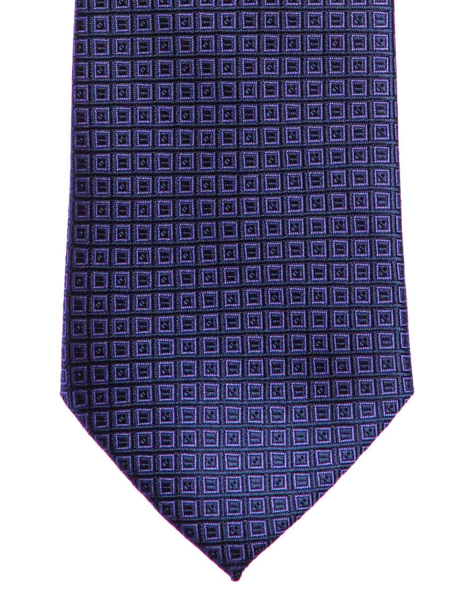 Corbata regular estampado a cuadros para hombre