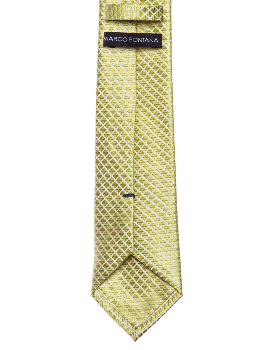 Corbata regular estampado a cuadros para hombre 2
