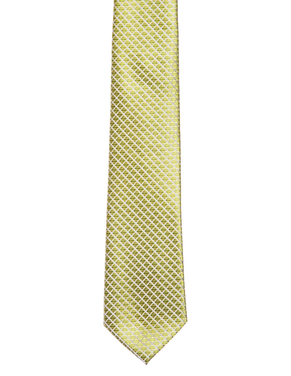 Corbata regular estampado a cuadros para hombre 3