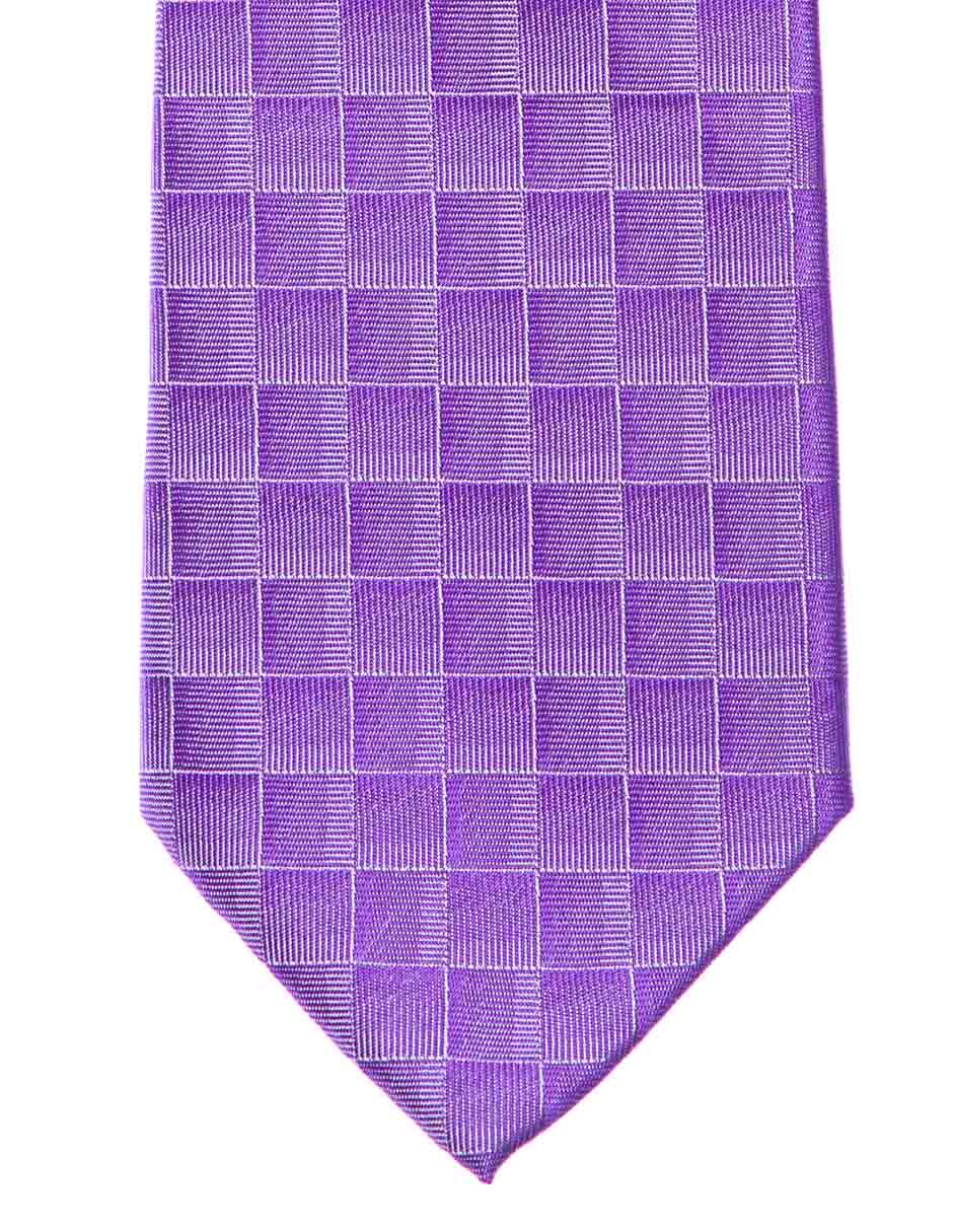 Corbata regular estampado a cuadros para hombre