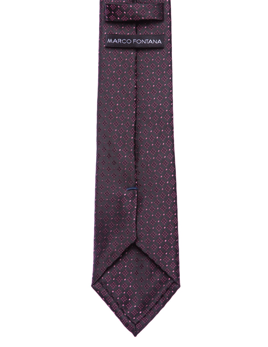 Corbata regular estampado a cuadros para hombre 2