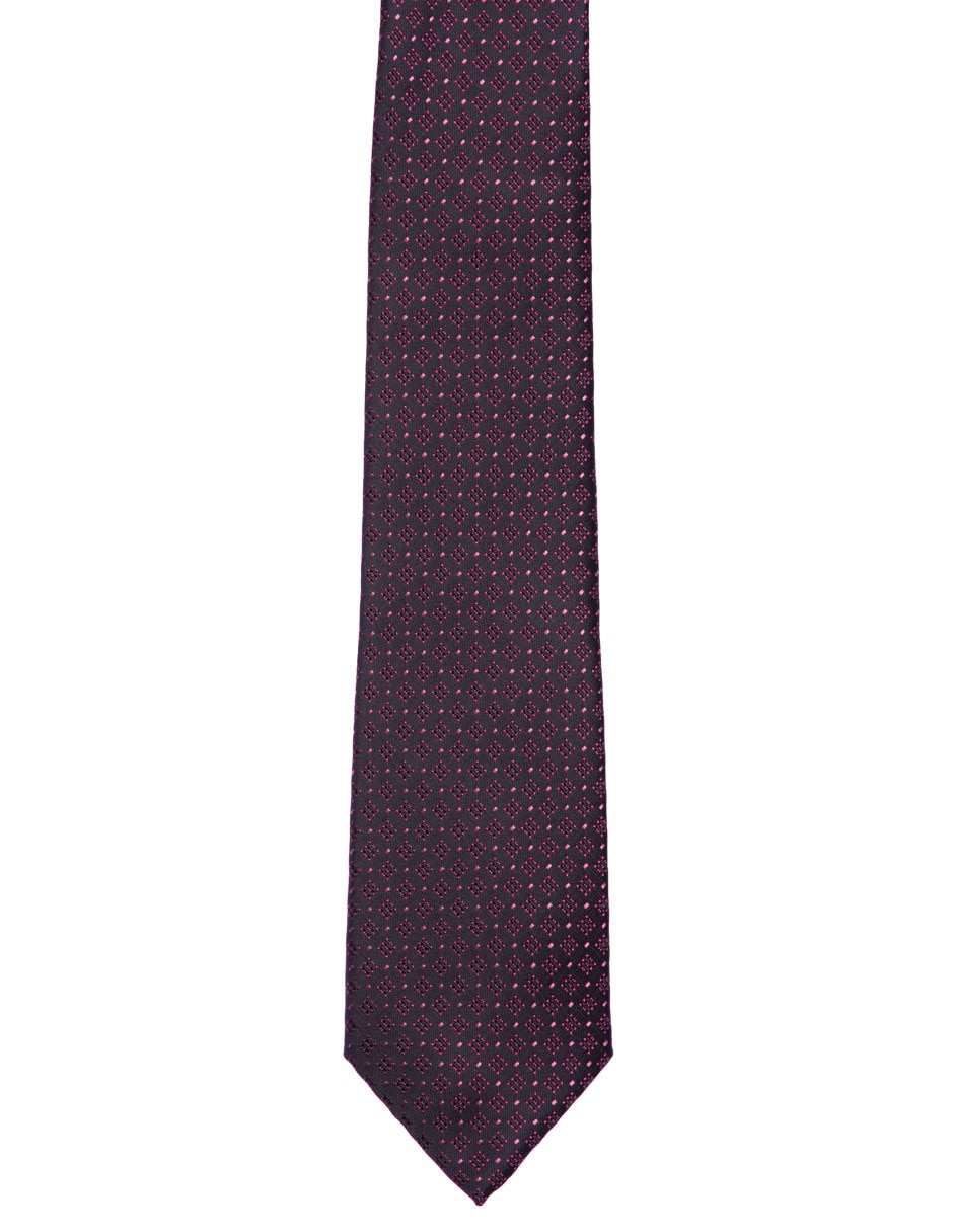 Corbata regular estampado a cuadros para hombre 3
