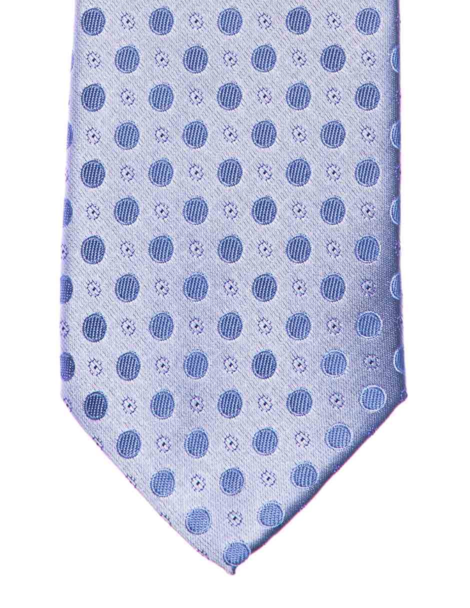 Corbata regular estampado lunares para hombre
