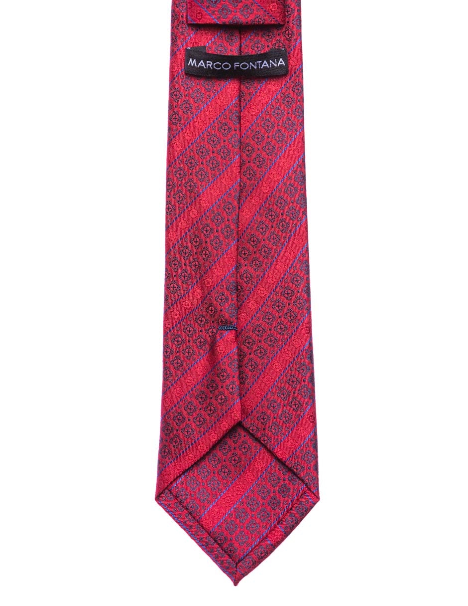 Corbata regular estampado étnico para hombre 2