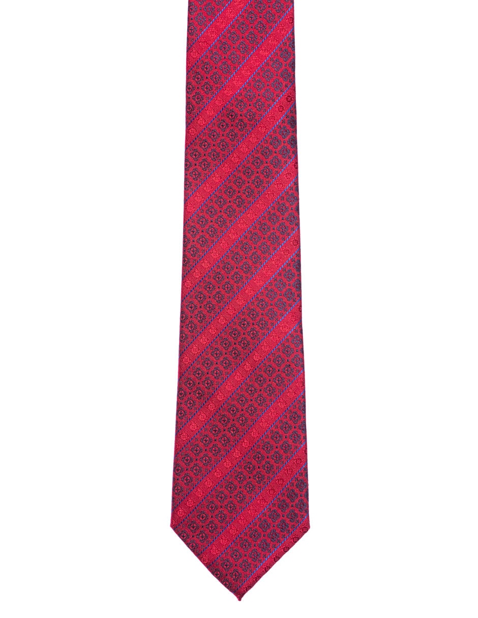 Corbata regular estampado étnico para hombre 3