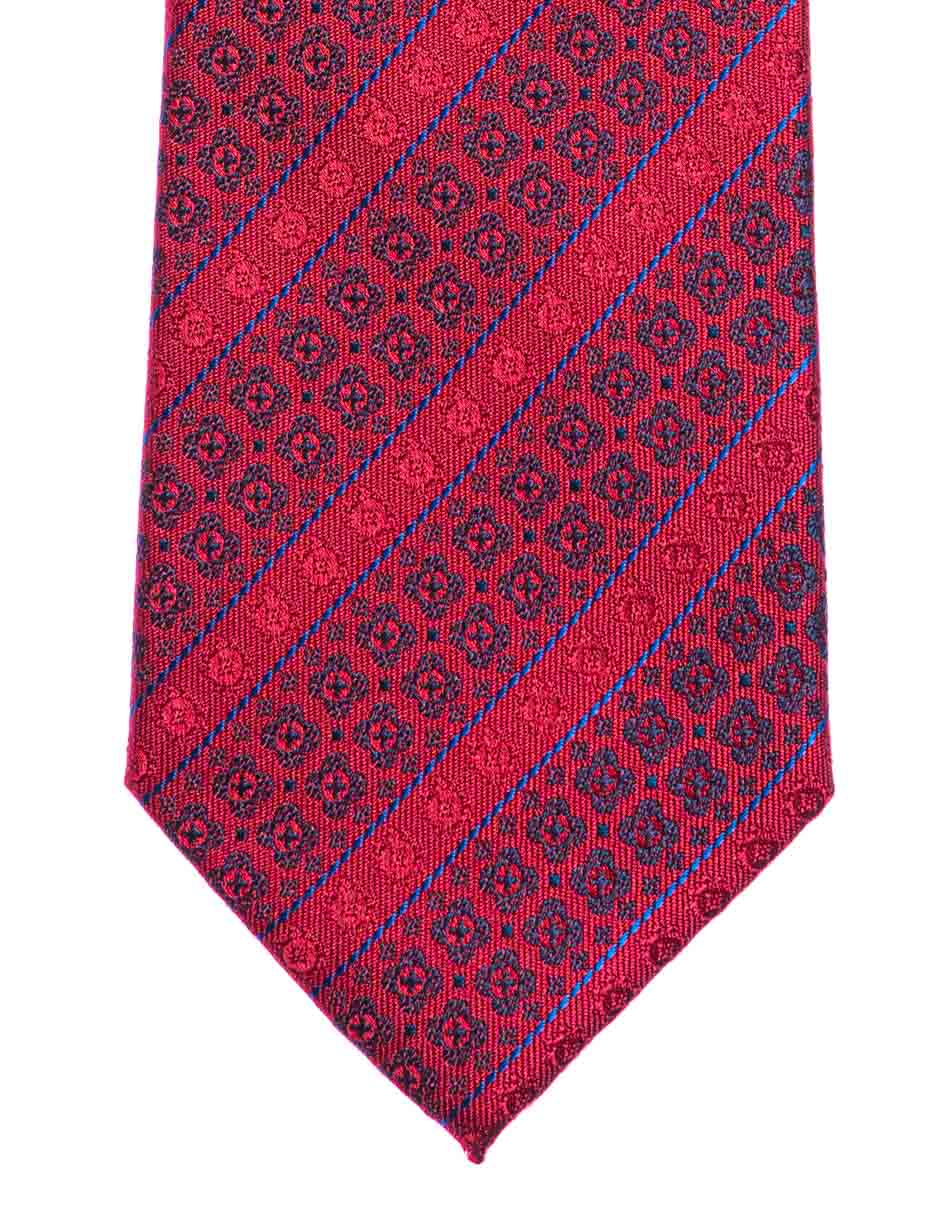 Corbata regular estampado étnico para hombre