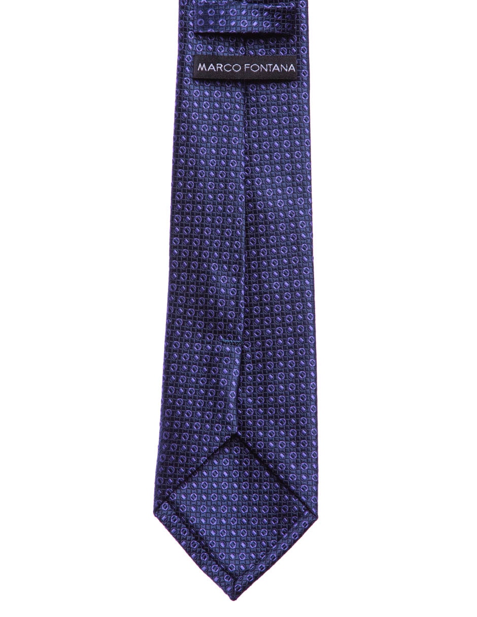 Corbata regular estampado geométrico para hombre 2