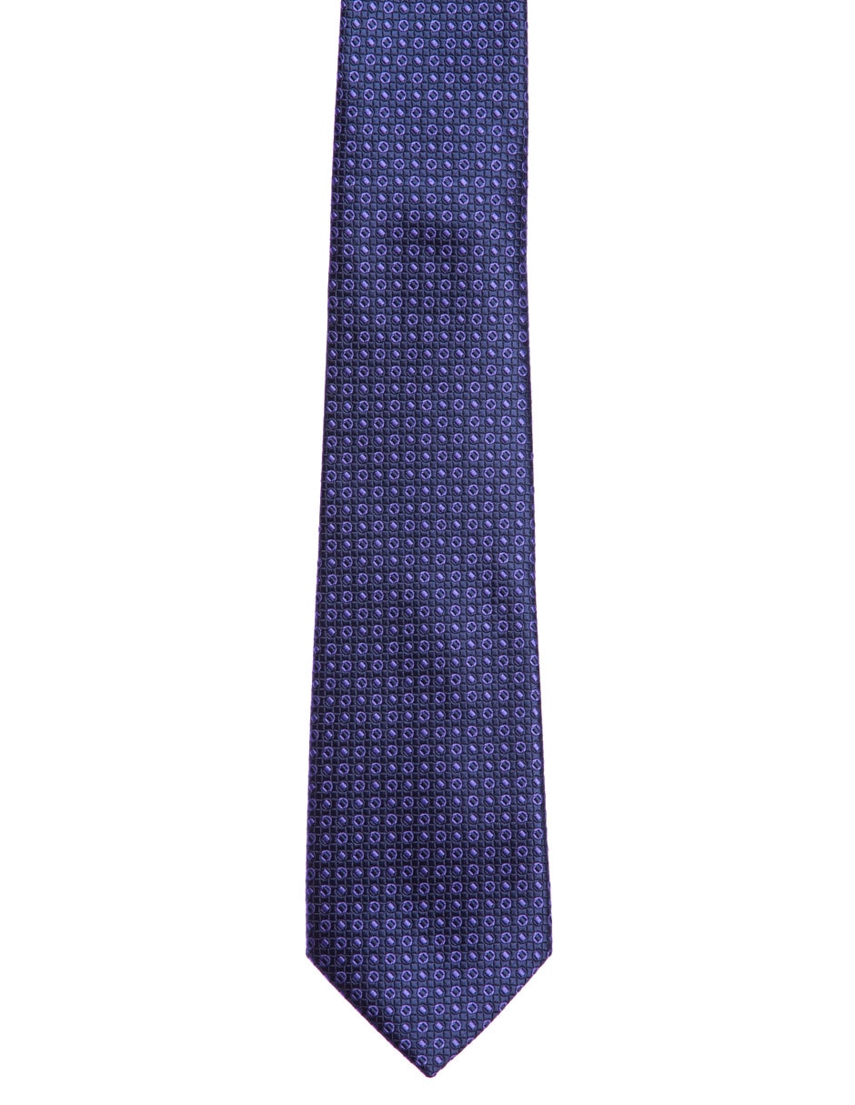 Corbata regular estampado geométrico para hombre 3