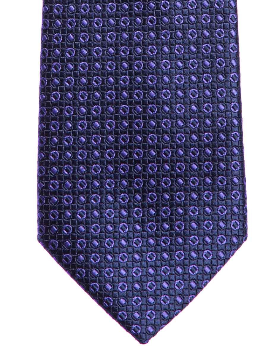 Corbata regular estampado geométrico para hombre